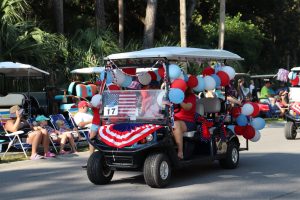 4th of july golf cart parade