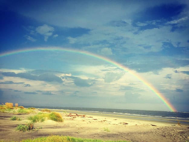 Rainbow over the Beach at Fripp - Katie Fletcher