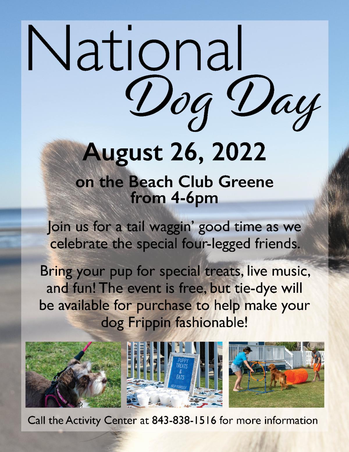 National Dog Day - Fripp Island Resort
