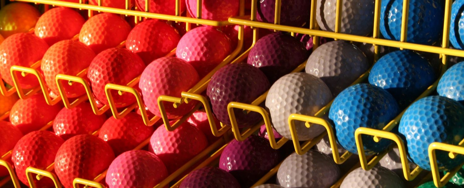 mini golf balls